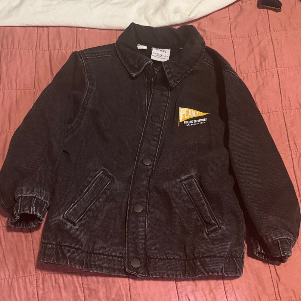 Peanuts Kids Dark Jean Jacket